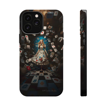 Introducing the "Alice in Wonderland" Cell Phone Case – A Journey Through Imagination -MagSafe Tough Cases