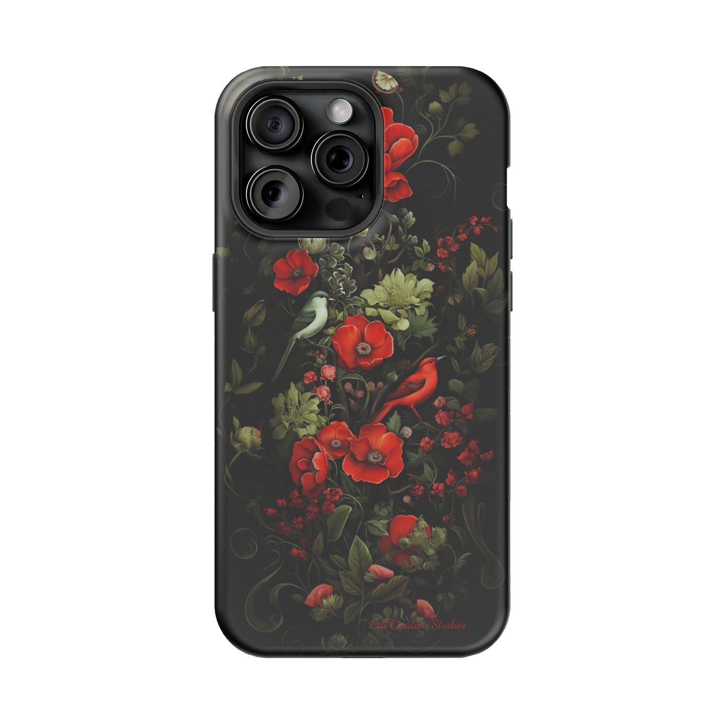 "Floral Serenade Elegance" -MagSafe Tough iPhone Cases