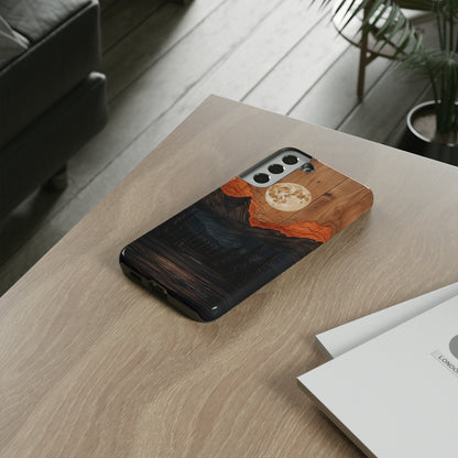 "Elevate Your Style with the Mountain Moonlight Phone Case" -Tough Cases