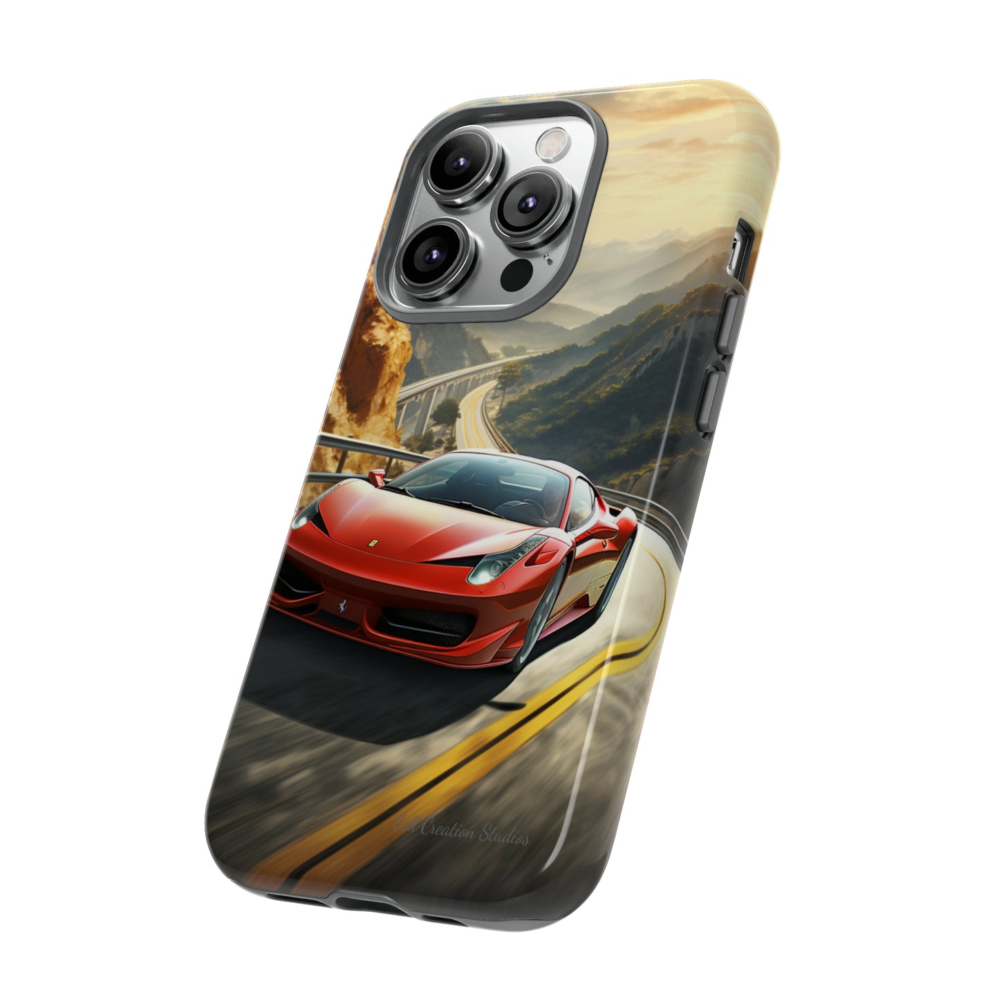 "Mountain Majesty Ferrari Edition" -Tough iPhone Cases