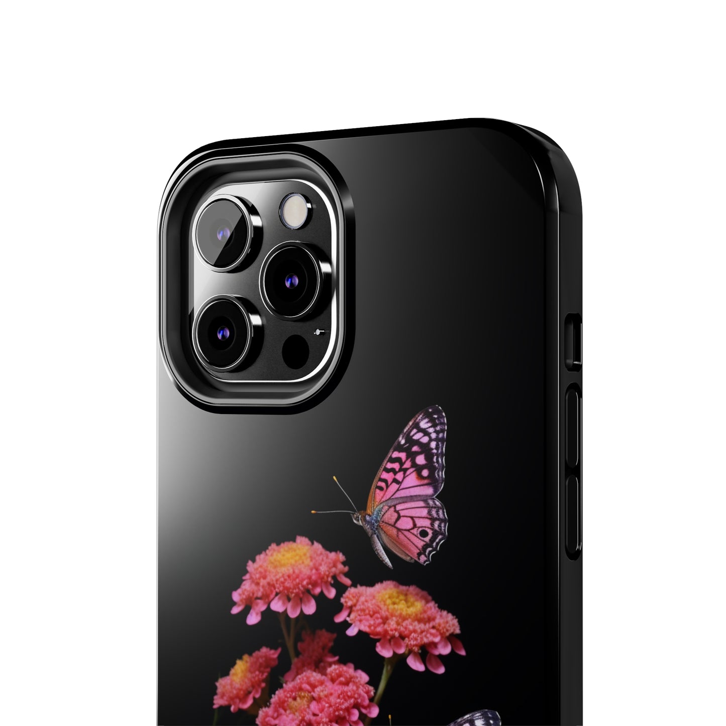 "Achillea Desert Eve Deep Rose & Butterfly" Phone Case -Tough Phone Cases