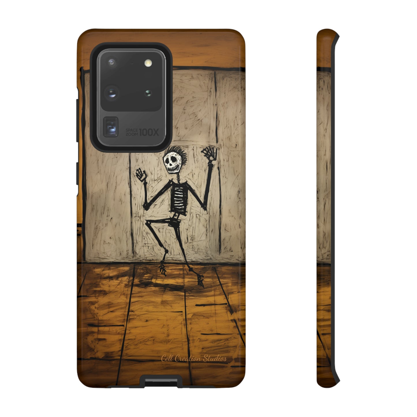 "Groovy Bones Skeleton" -Tough Samsung Phone Cases