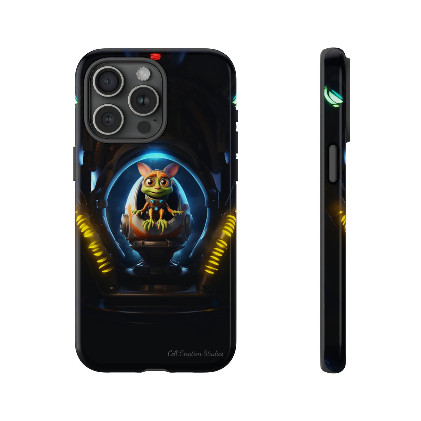 The "Galactic Explorer Alien Spaceship" Phone Case -Tough Cases