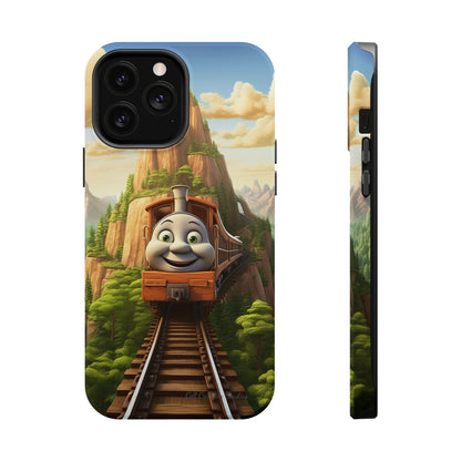 The "Mountain Journey Train" Character Phone Case -MagSafe Tough Cases