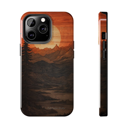 The "Sunset Mountains" Phone Case -Tough Phone Cases