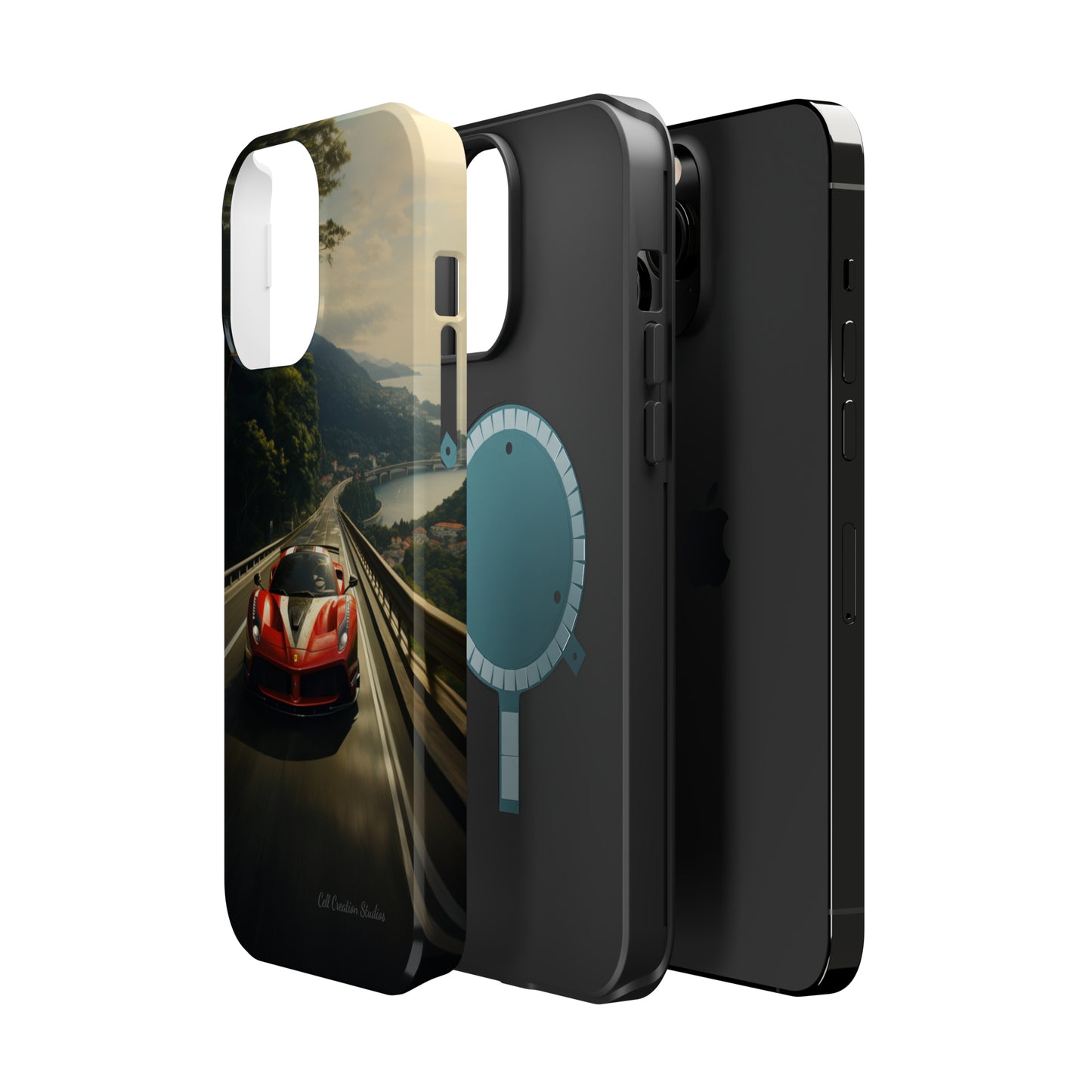 "Tropical Thrill Ferrari Edition" -MagSafe Tough iPhone Cases