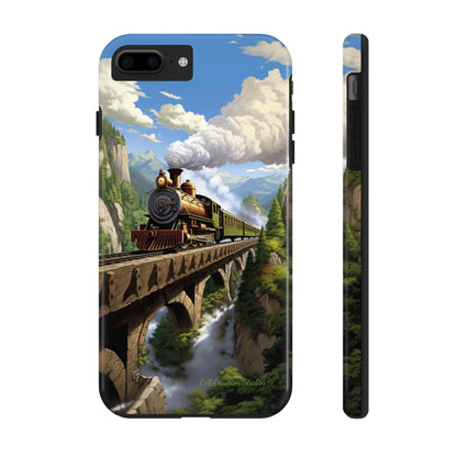 The "Scenic Mountain Train" Phone Case -Tough Phone Cases