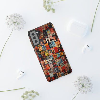 Introducing the "Vintage Movie Poster Collage" Cell Phone Case – Timeless Hollywood Charm -Tough Cases