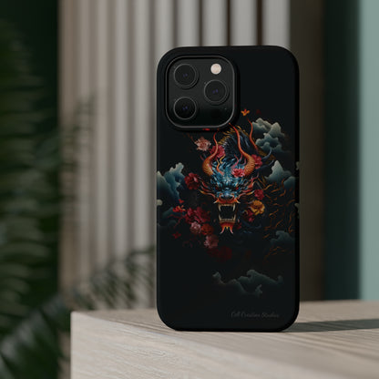 Introducing the "Japanese Dragon Majesty" Cell Phone Case – Embrace the Legend in Style -MagSafe Tough Cases