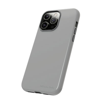 "Sleek Silver Essence" -Tough iPhone Cases