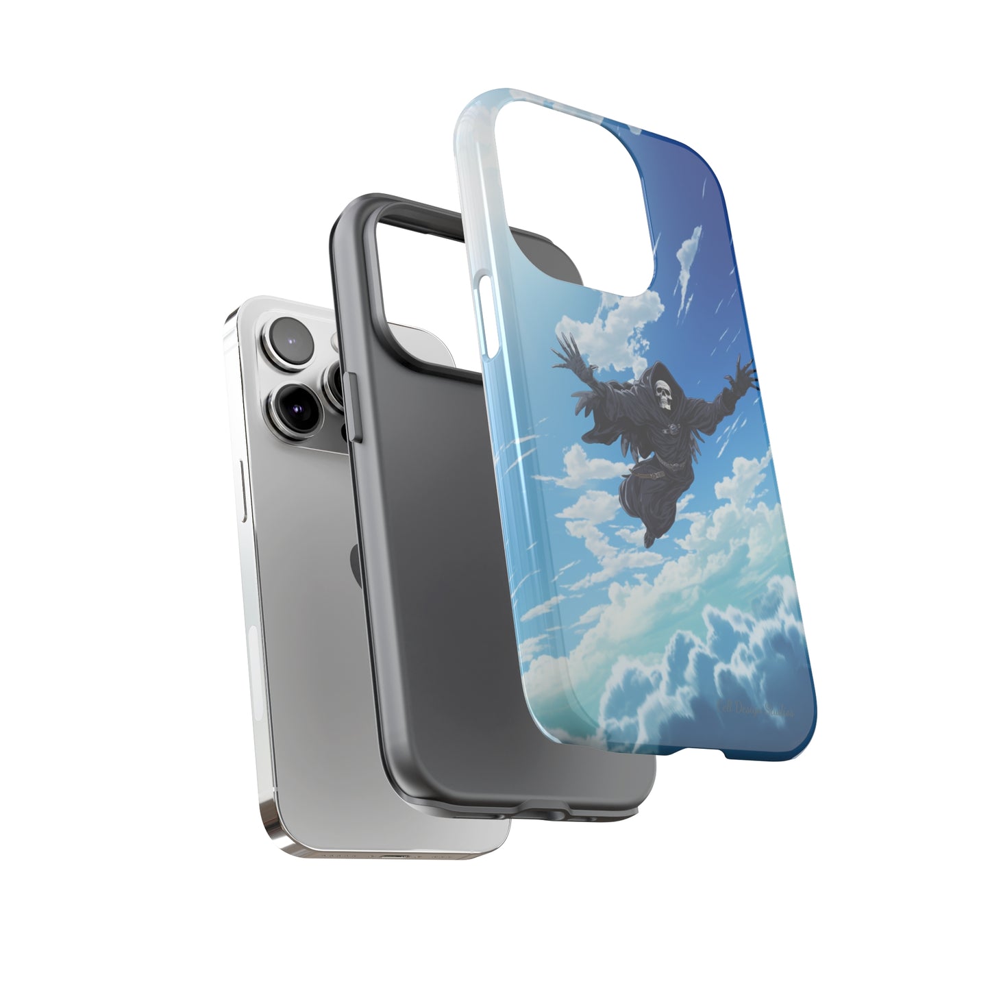 Introducing the "Eternal Contrast" Cell Phone Case – Embrace the Balance of Light and Shadow! -Tough Cases