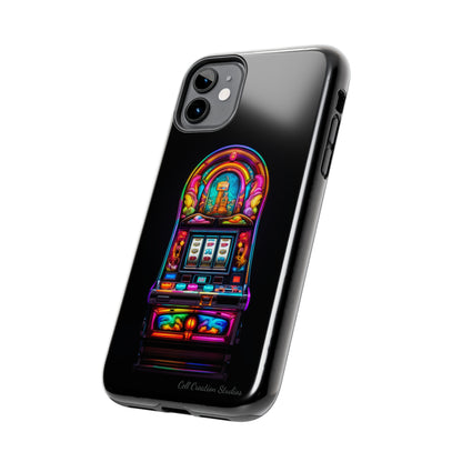 Introducing the "Vibrant Slot Frenzy" Cell Phone Case – Experience the Thrill of Colors and Luck -Tough Phone Cases