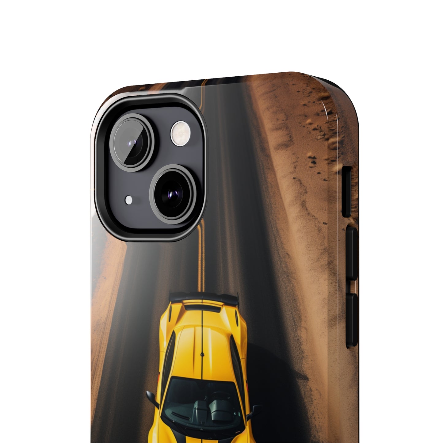 Introducing the "Desert Speedster" Cell Phone Case – Feel the Thrill of a Ferrari Racing through the Desert! -Tough Phone Cases