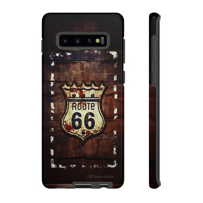 "Retro Route 66" Phone Case -Tough Cases