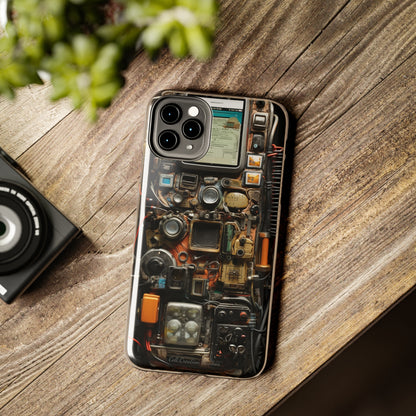 Introducing the "Tech Insight" Cell Phone Case – Explore Inner Workings with Transparent Design -Tough Phone Cases