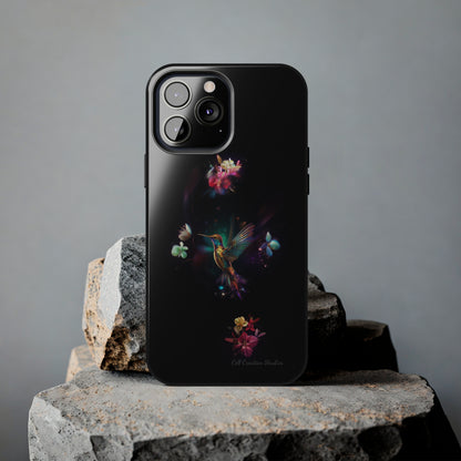 Introducing the "Floral Harmony Hummingbird" Cell Phone Case – Where Elegance Meets Nature -Tough Phone Cases