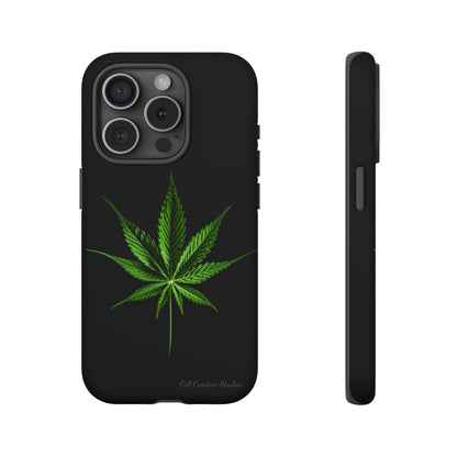 "Cannabis Chic" Marijuana Leaf Phone Case -Tough Cases