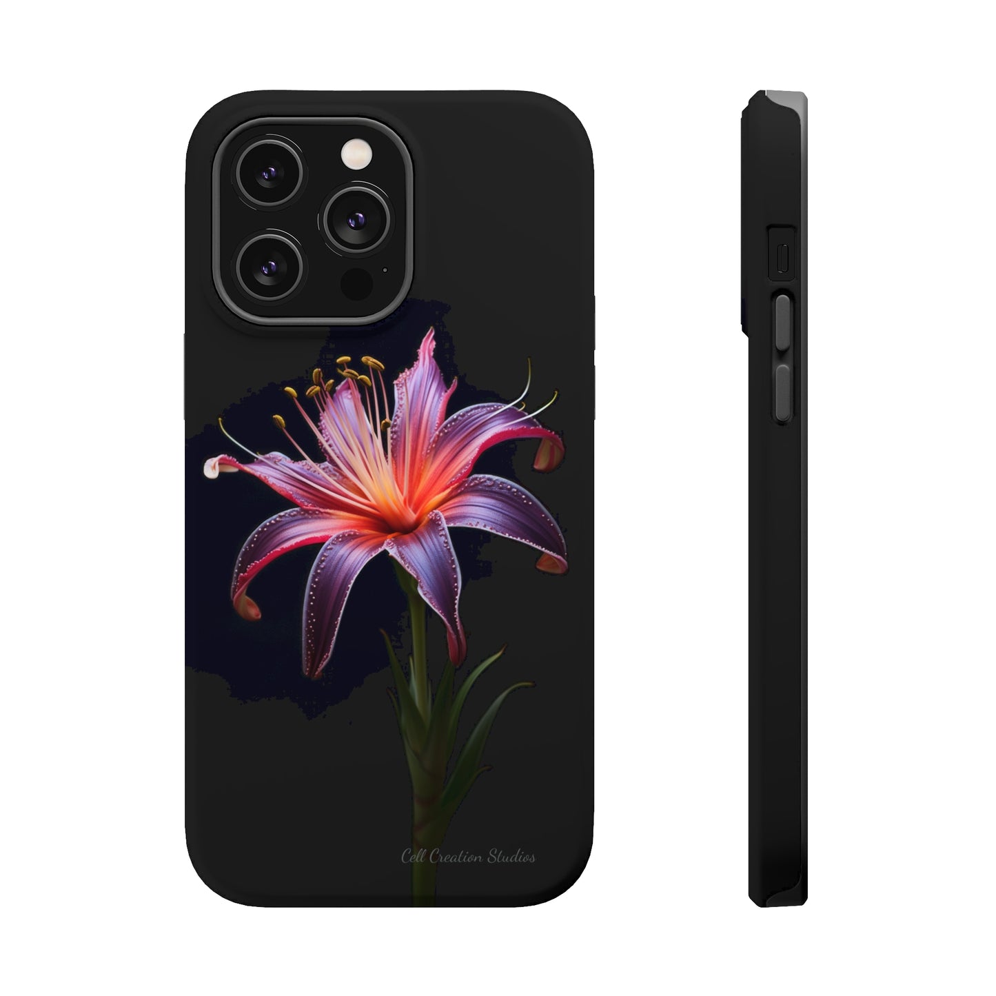 "Vibrant Purple Lily" Phone Case -MagSafe Tough Cases