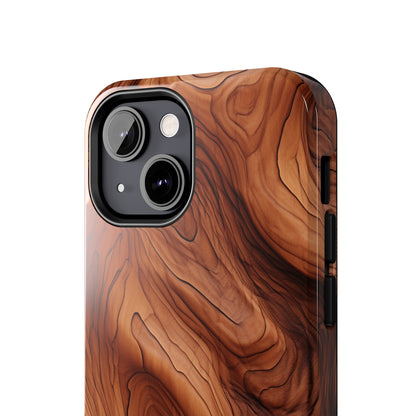 The "Eternal Woodgrain" Phone Case -Tough Phone Cases