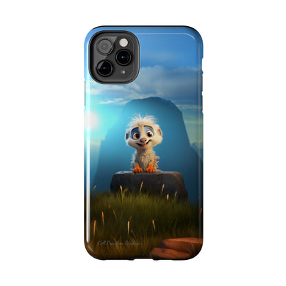 Introducing the "Mountain Explorer Buddy" Cell Phone Case – Embark on Adventures with an Animated Cute Animal -Tough Phone Cases