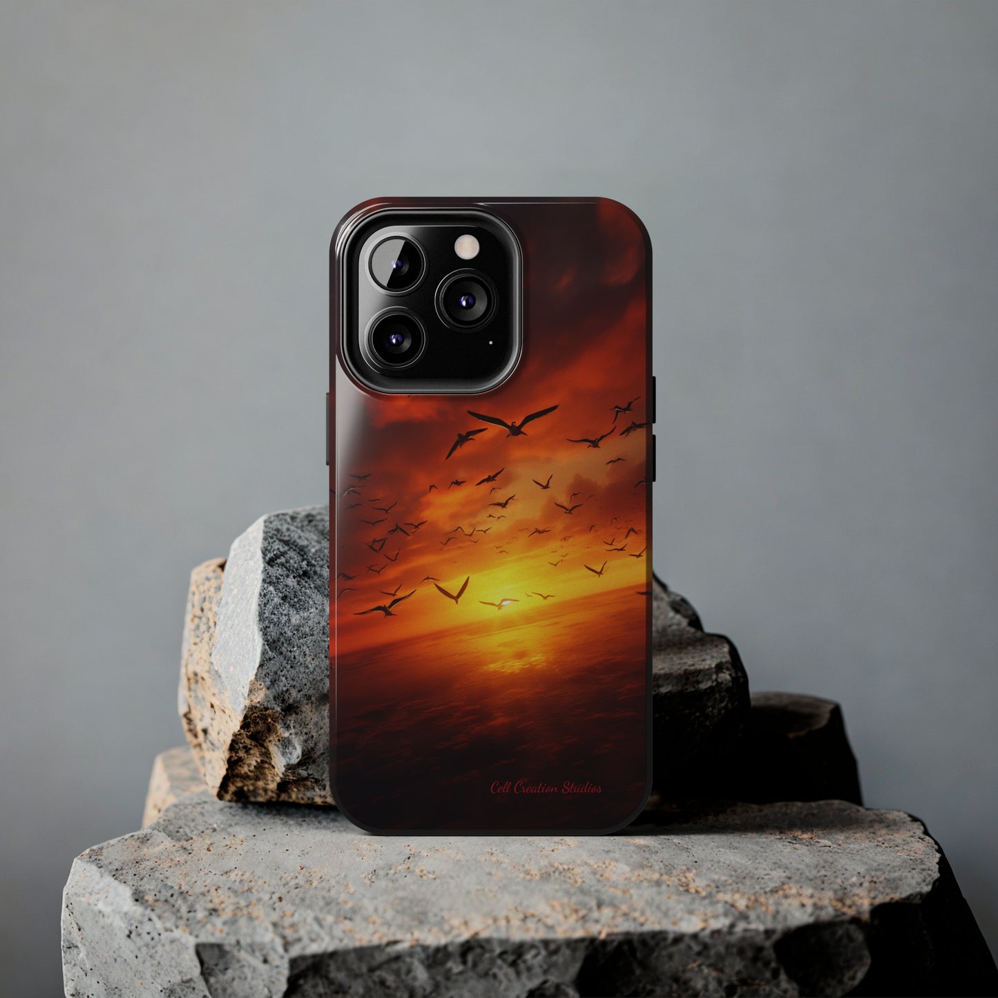 Introducing the "Sunset Soar" Cell Phone Case – Embrace Freedom and Beauty -Tough Phone Cases