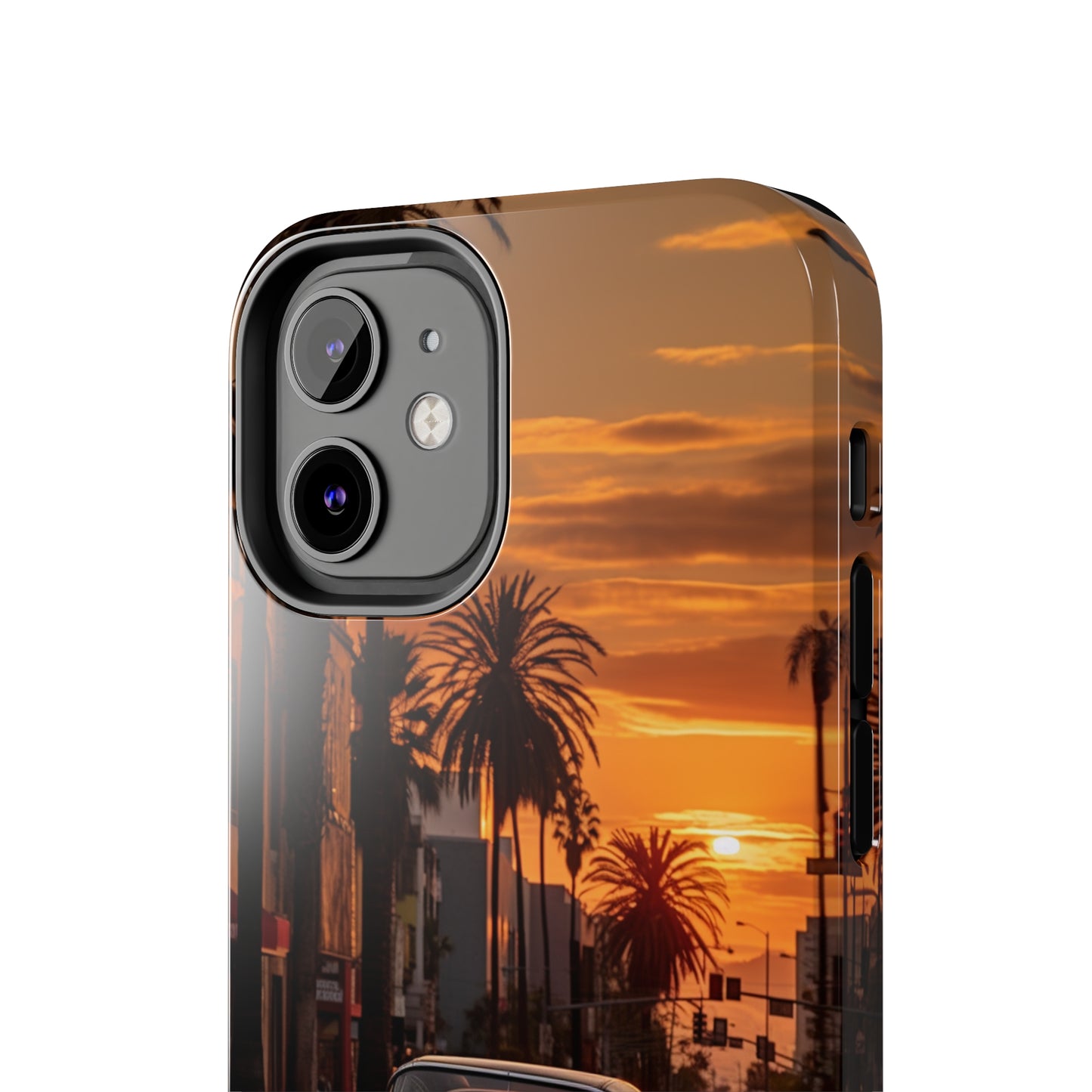 "Sunset Boulevard Classic Red Car" Cell Phone Case -Tough Phone Cases