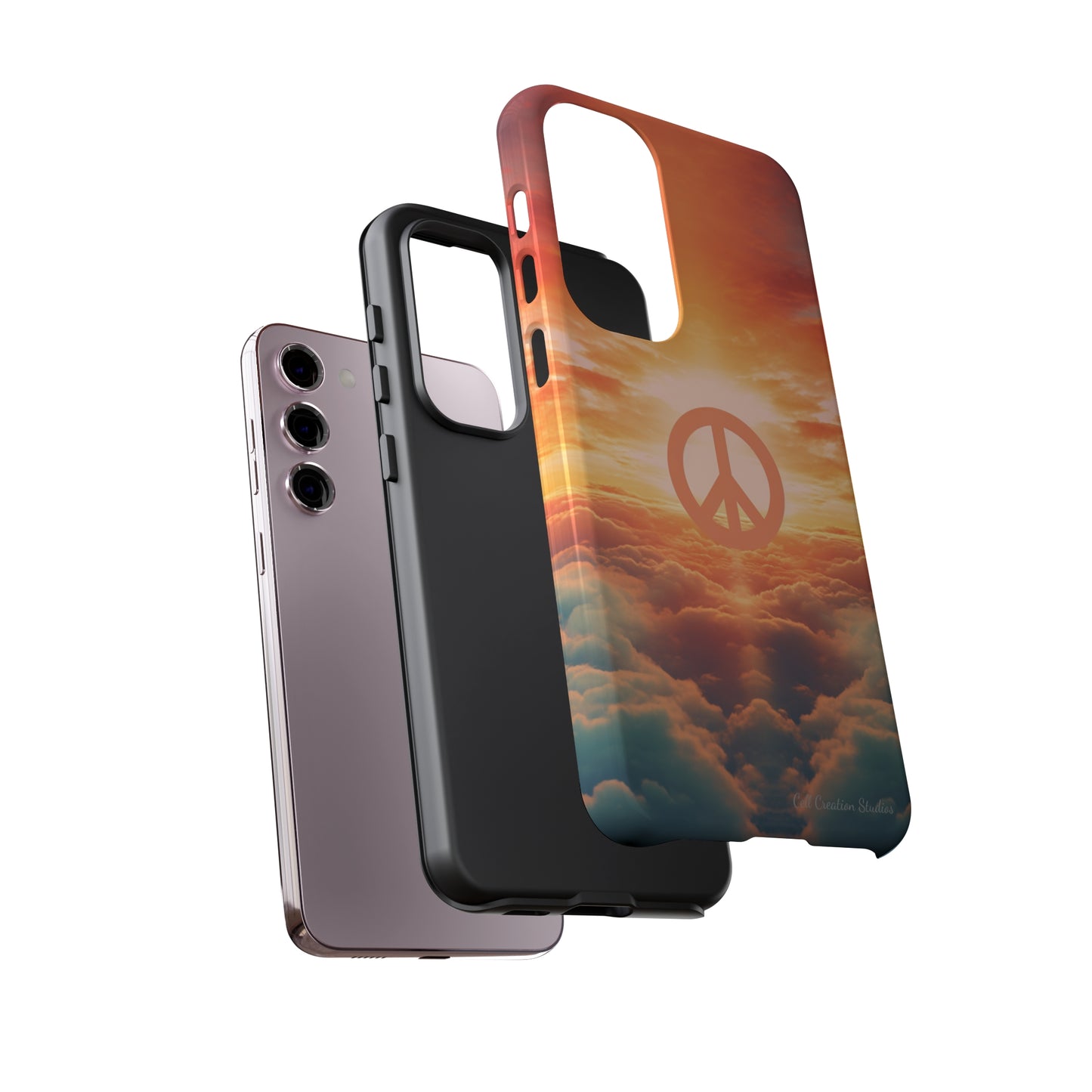 Introducing the "Sky Peace" Cell Phone Case – Carry Tranquility in Your Pocket -Tough Cases