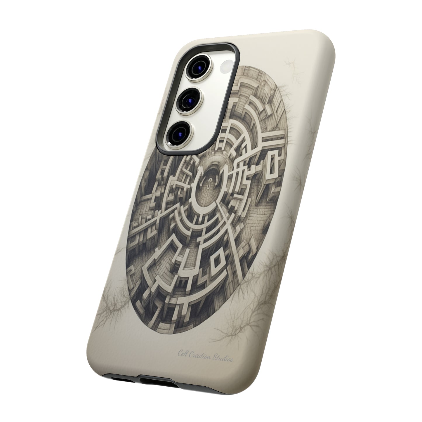 "Discover the Mystery: Maze-Inspired Cell Phone Case" -Tough Cases