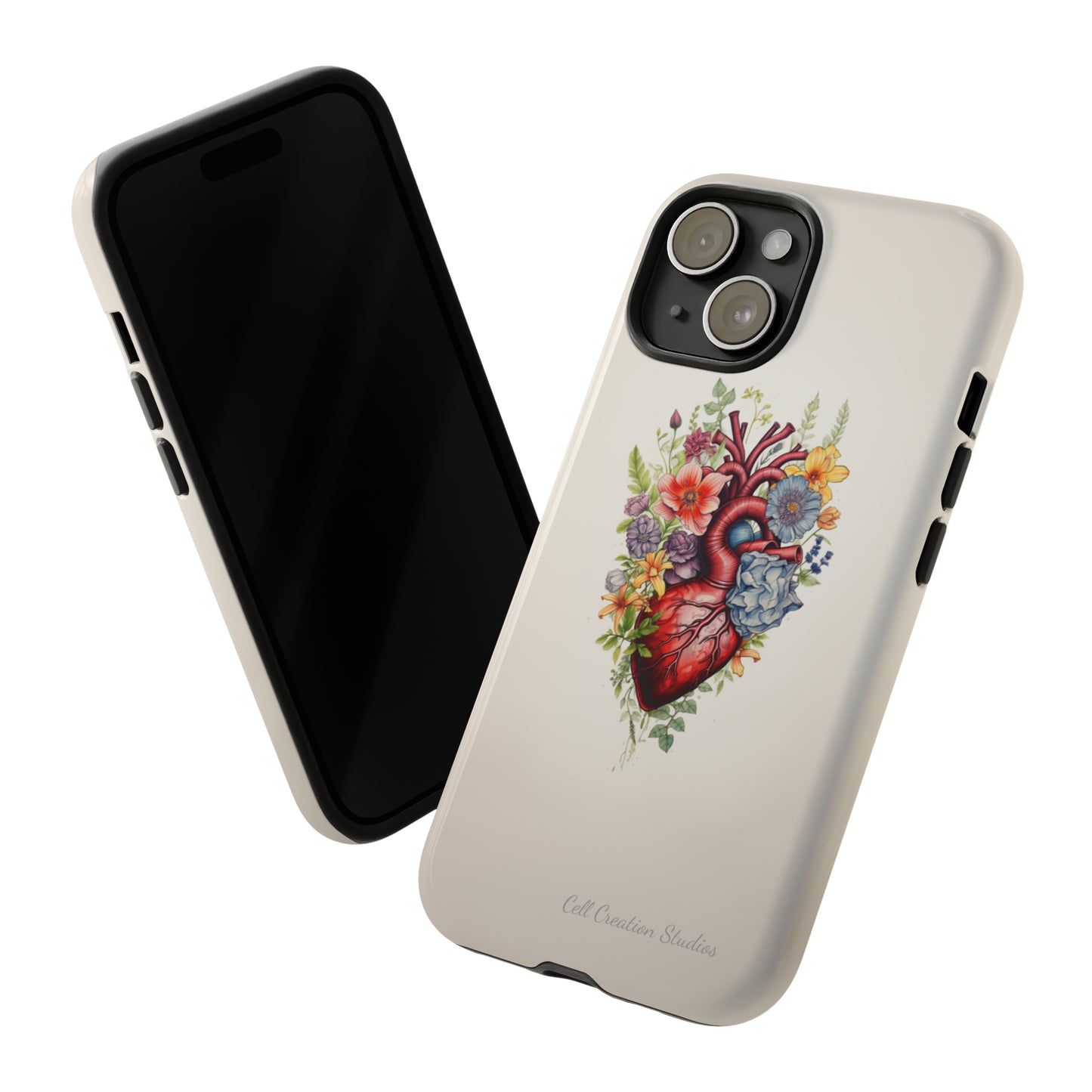 "Blooming Hearts" -Tough iPhone Cases