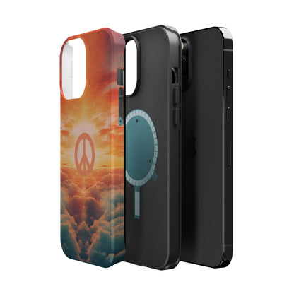 Introducing the "Sky Peace" Cell Phone Case – Carry Tranquility in Your Pocket -MagSafe Tough Cases