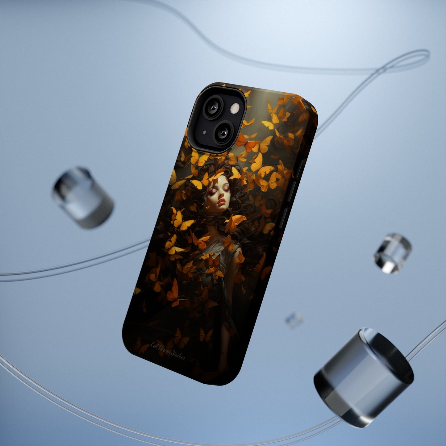 Introducing the "Butterfly Embrace" Cell Phone Case – A Fusion of Beauty and Grace -MagSafe Tough Cases