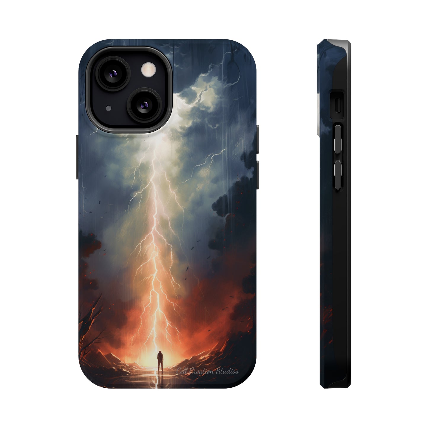 Introducing the "Thunderstrike" Cell Phone Case – Feel the Pulse of the Storm -MagSafe Tough Cases