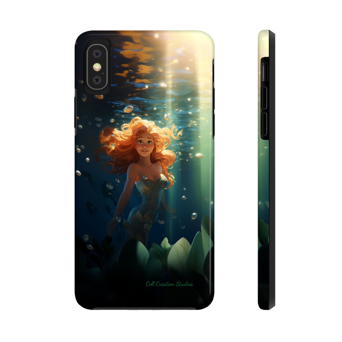 Dive into Enchantment with Our "Ariel Little Mermaid" Phone Case -Tough Phone Cases