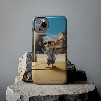 Introducing the "Groovy Mouse Rockstar" Cell Phone Case – Rock to the Beat of Coolness -Tough Phone Cases