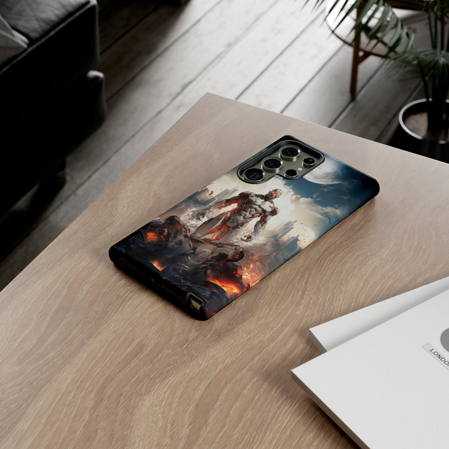 Introducing the "Cyber Guardian" Cell Phone Case – Embrace Futuristic Heroism -Tough Cases