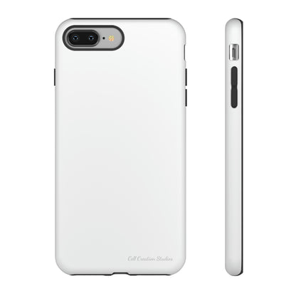 "Pure Elegance White" -Tough iPhone Cases