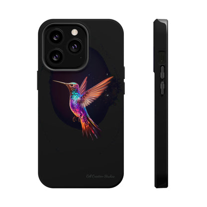 Introducing the "Enchanted Hummingbird" Cell Phone Case – Elegance Meets Nature -MagSafe Tough Cases