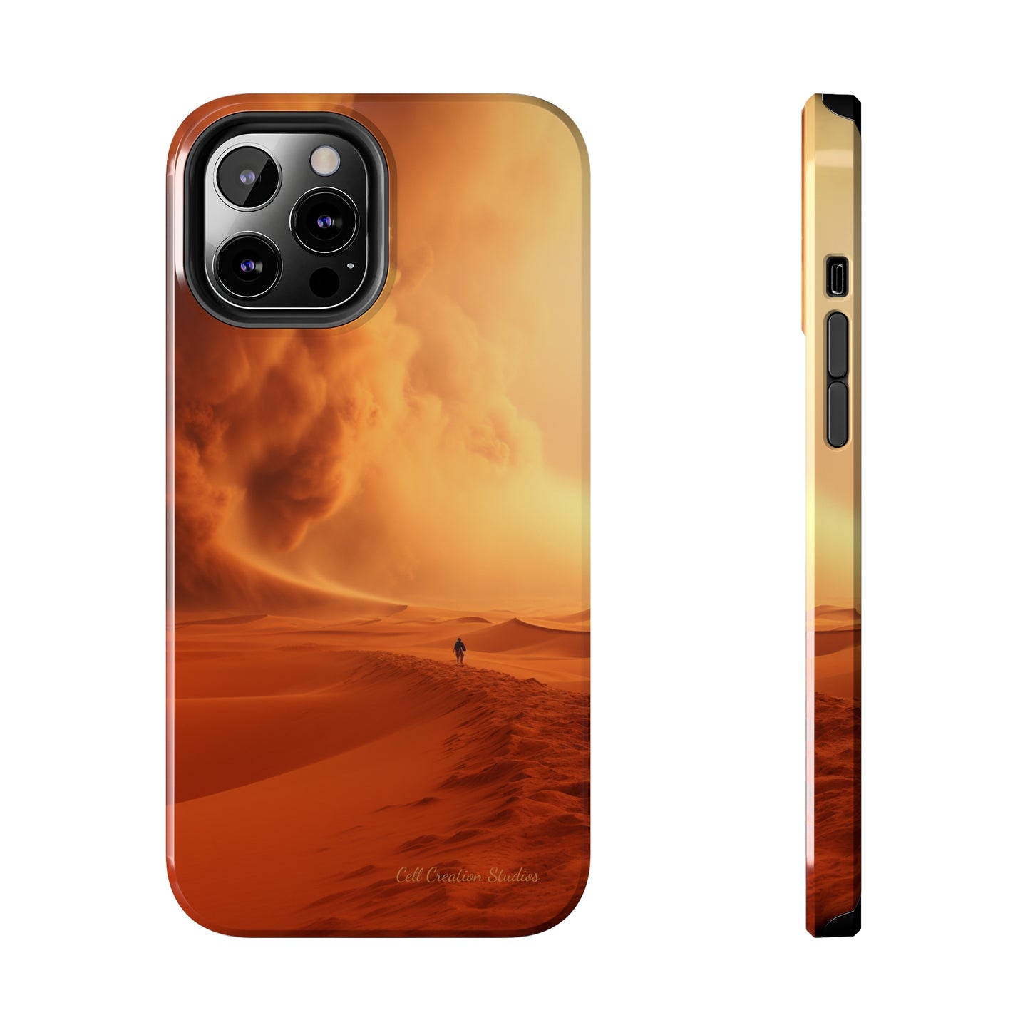 Introducing the "Desert Wanderer" Cell Phone Case – Embark on a Journey through Sand and Storm -Tough Phone Cases