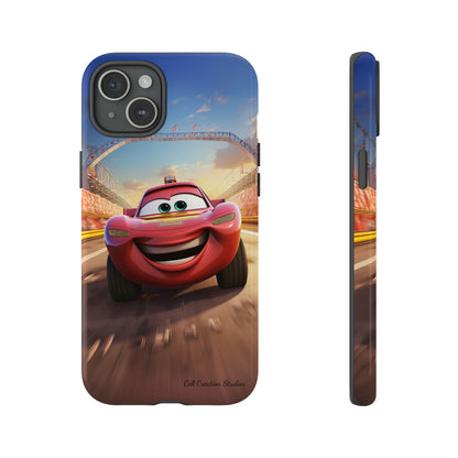 The "Smiling Red Racer" Phone Case -Tough Cases