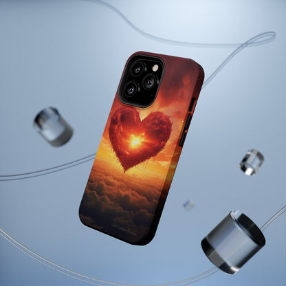 Introducing the "Sky-Heart Radiance" Cell Phone Case – Carry Love's Glow Everywhere You Go -MagSafe Tough Cases