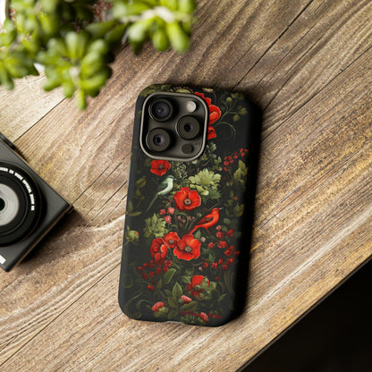 "Floral Serenade Elegance" -Tough iPhone Cases