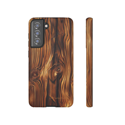 "Wood Grain Elegance" Tough Samsung Galaxy Cases