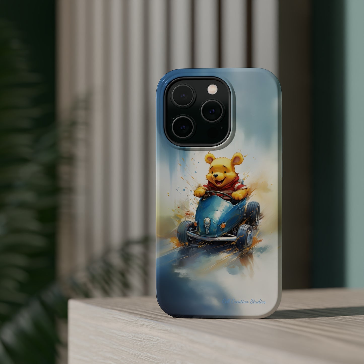 "Winnie-the-Pooh's Race Day" Phone Case -MagSafe Tough Cases