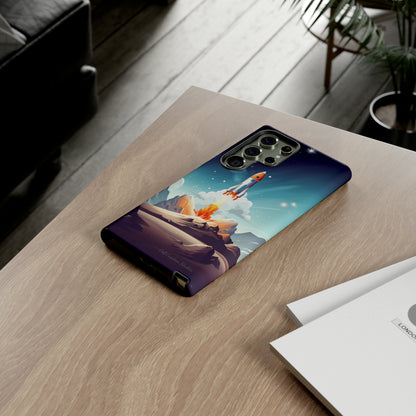 Introducing our "Galactic Odyssey" Cell Phone Case – Launch Your Device into Adventure -Tough Cases