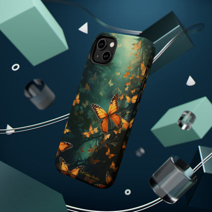 Introducing the "Butterfly Symphony" Cell Phone Case – Embrace the Dance of Nature! -MagSafe Tough Cases