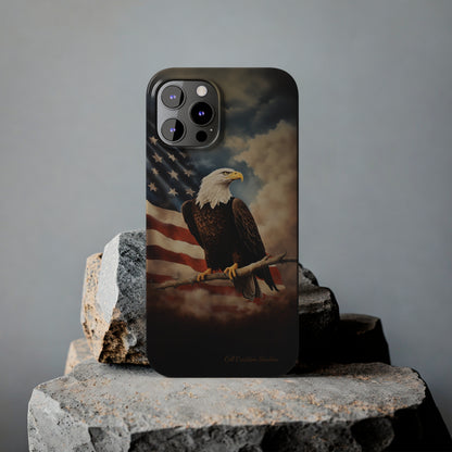 Introducing the "Eagle's Majesty" Cell Phone Case – Soar with American Pride -Slim Phone Cases