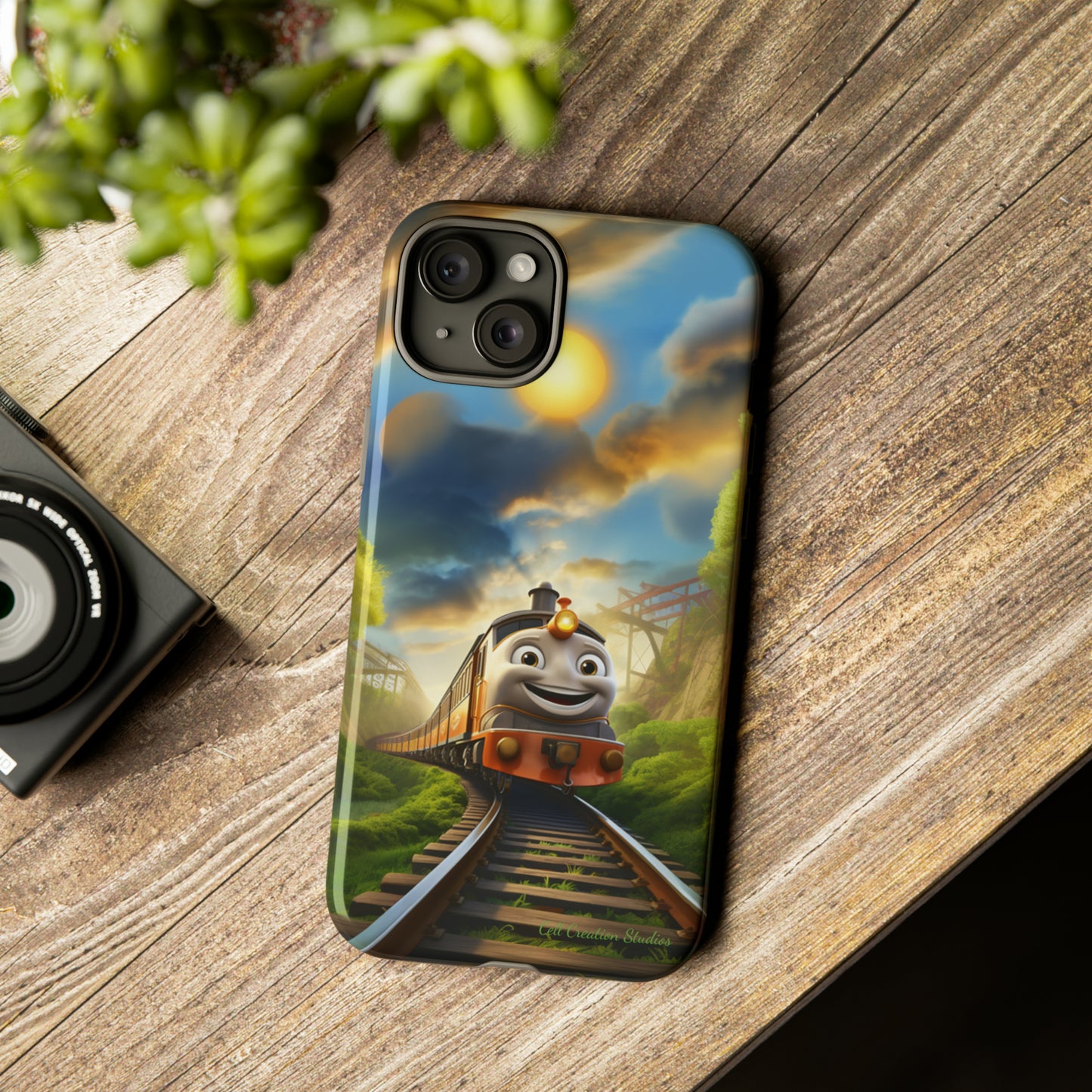 The "Smiling Express Train" Phone Case -Tough Cases