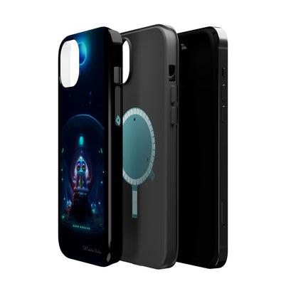 The "Cosmic Cruising Bored Alien" Phone Case -MagSafe Tough Cases