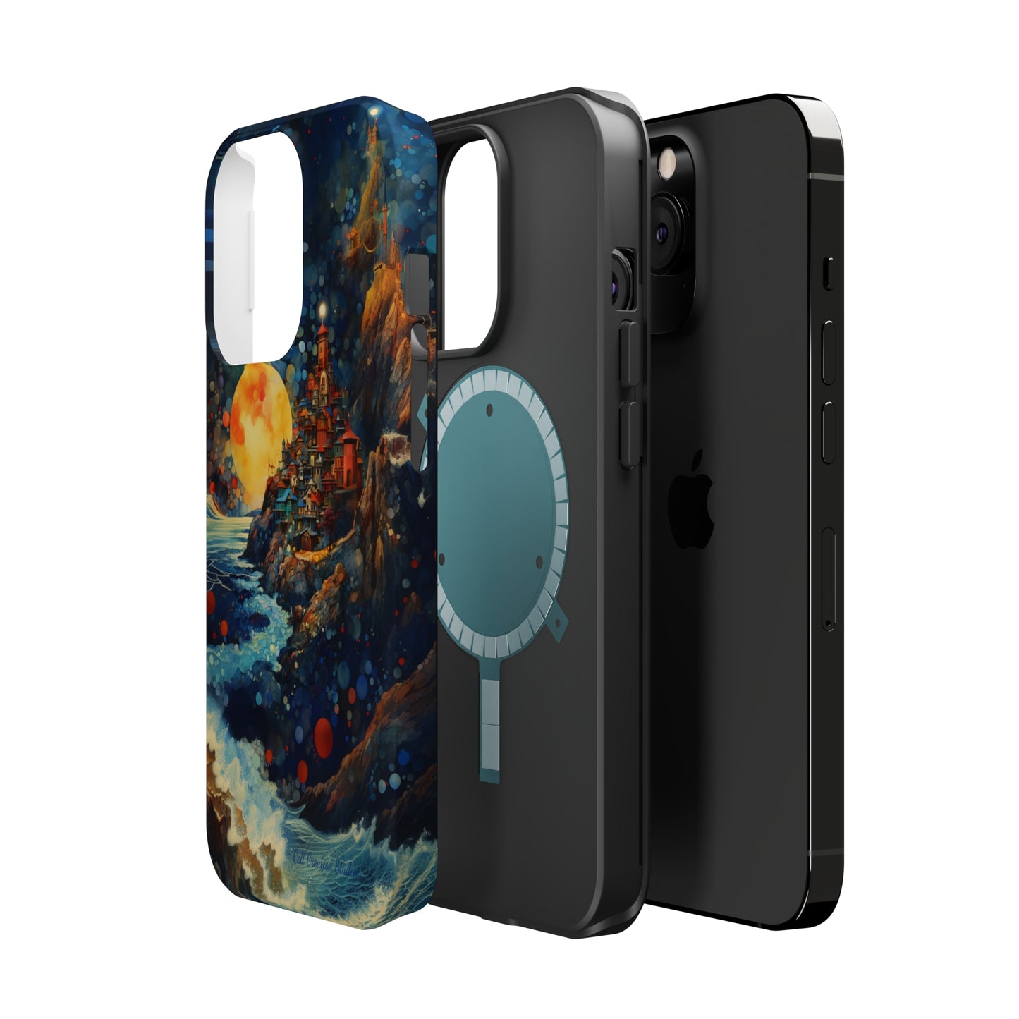 "Moonlit Coastal Vista" -MagSafe Tough iPhone Cases