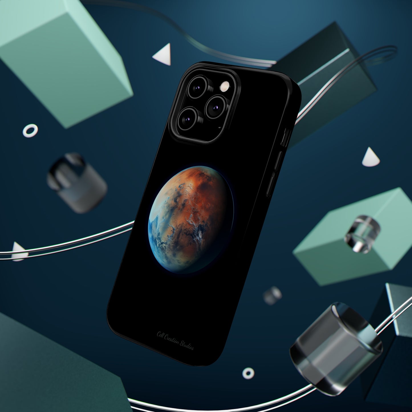 Introducing the "Mars Marvel" Cell Phone Case – Explore the Red Planet -MagSafe Tough Cases